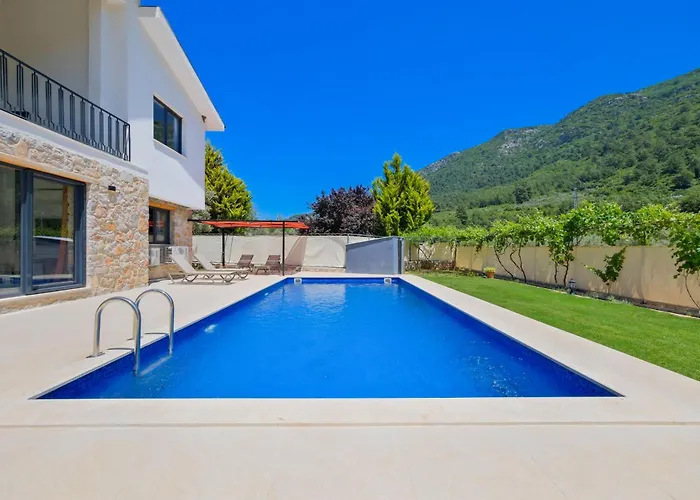 Villa Kizilbella 1, Lueks Havuzlu Korunakli Tas *